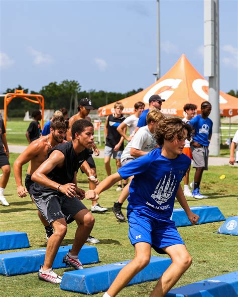 What is football camp? A place where dreams and pancakes collide.